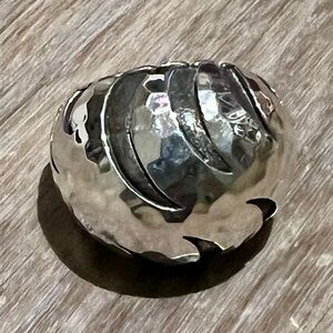 John Hardy Sterling Silver Palu Macan Tiger Stripe Large Domed Band Ring